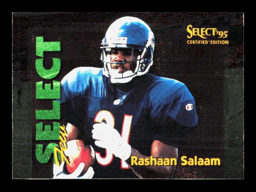 1995 Select Certified Rashaan Salaam #18 card