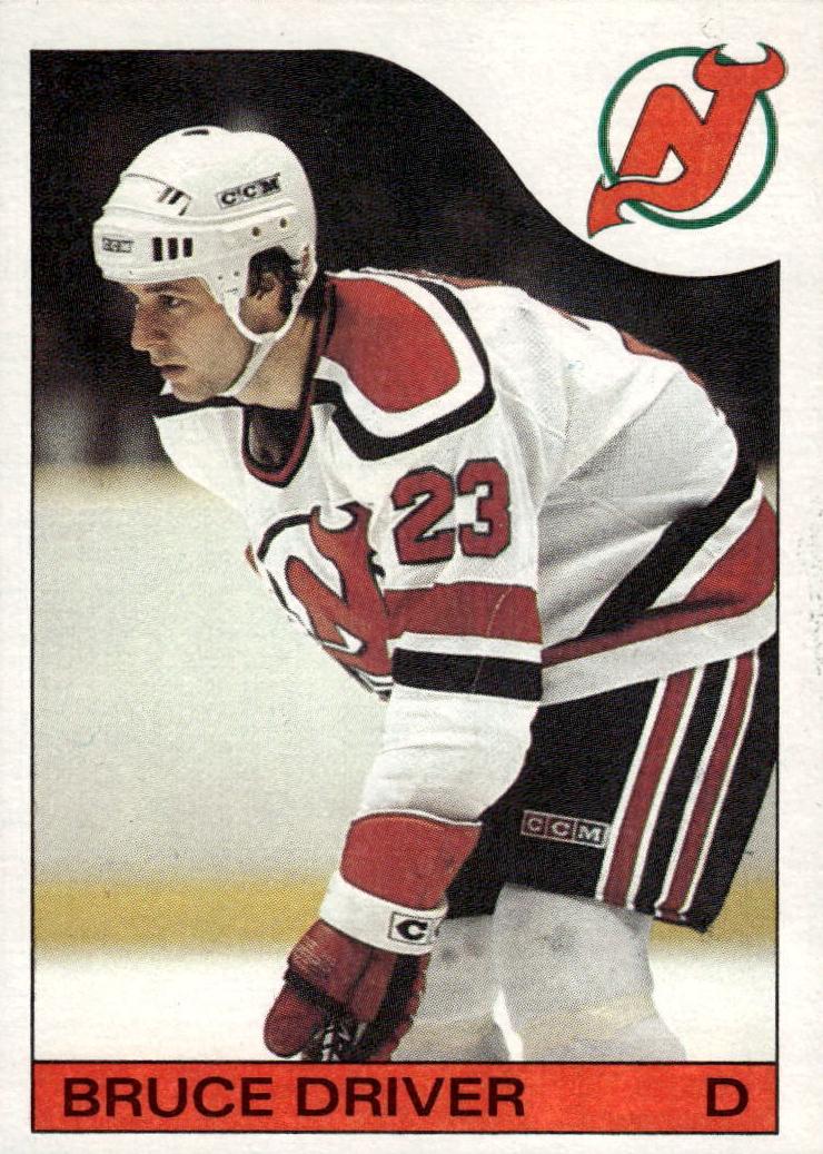 1985 Topps Bruce Driver #127 card