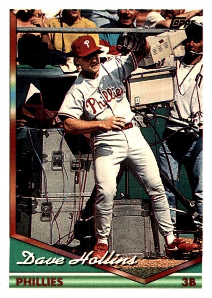 1994 Topps Dave Hollins #476 card