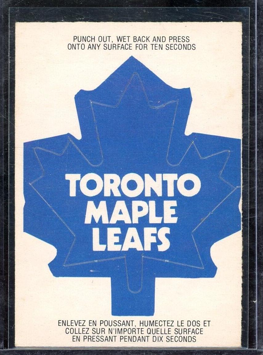 1973 O-Pee-Chee Toronto Maple Leafs #NNO card