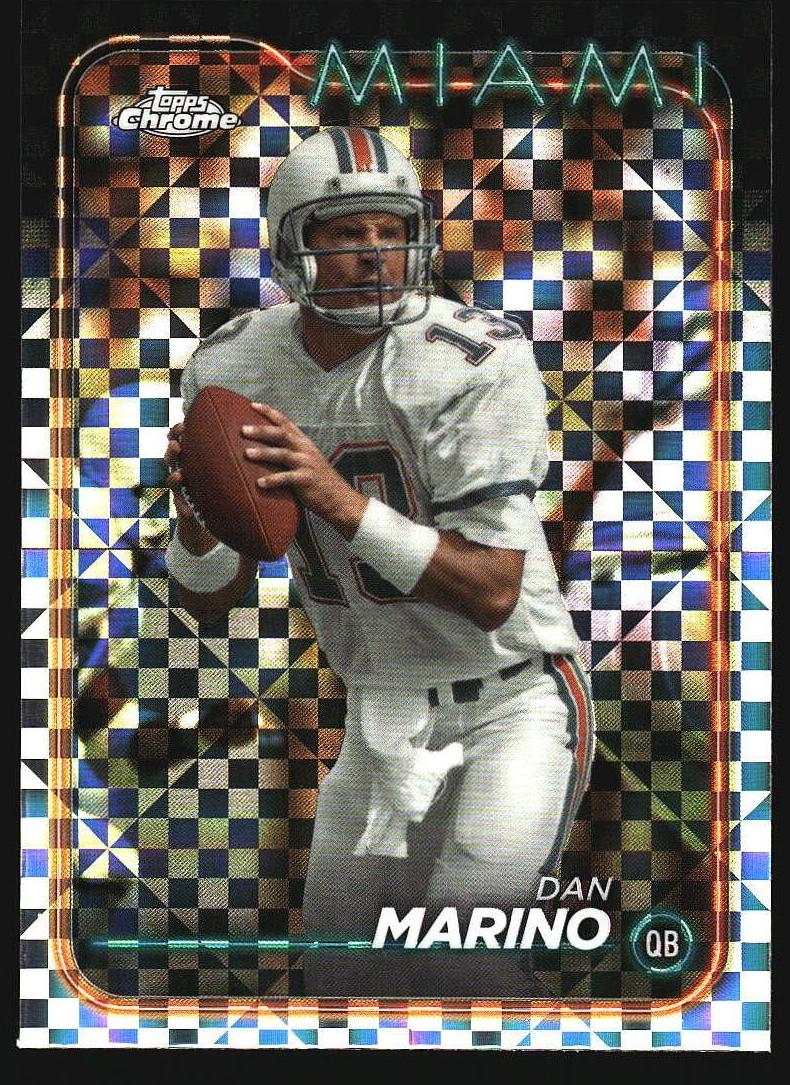 Dan Marino 2024 Topps Chrome Football card