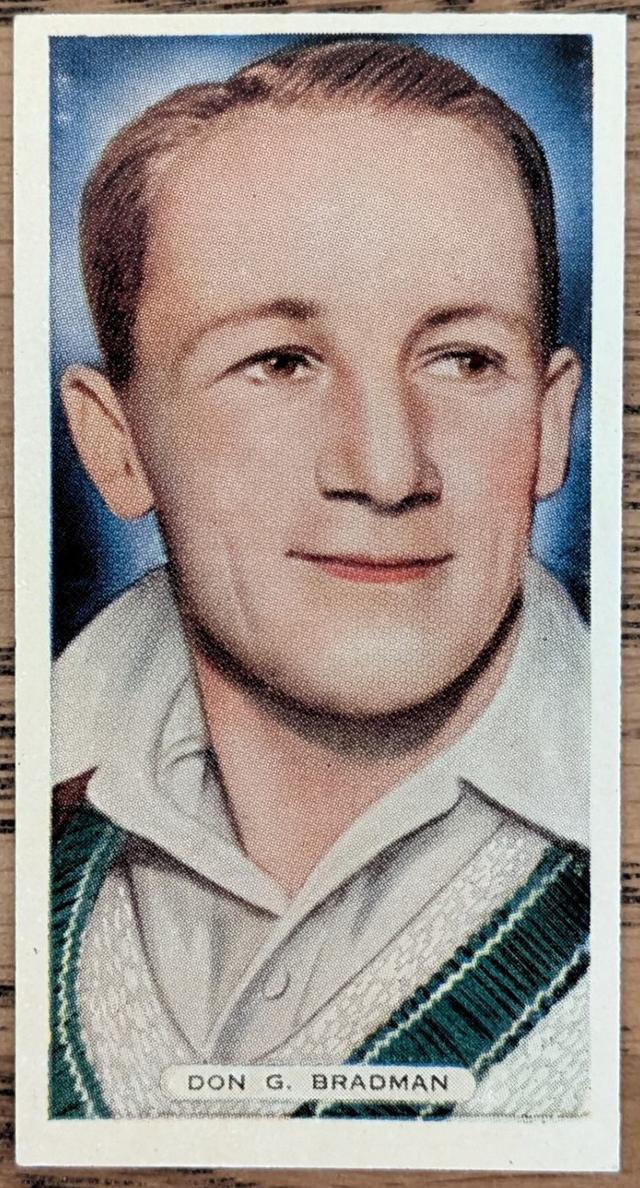 1935 Ardath State Express A Series of 50 Sports Champions Don Bradman #2 card