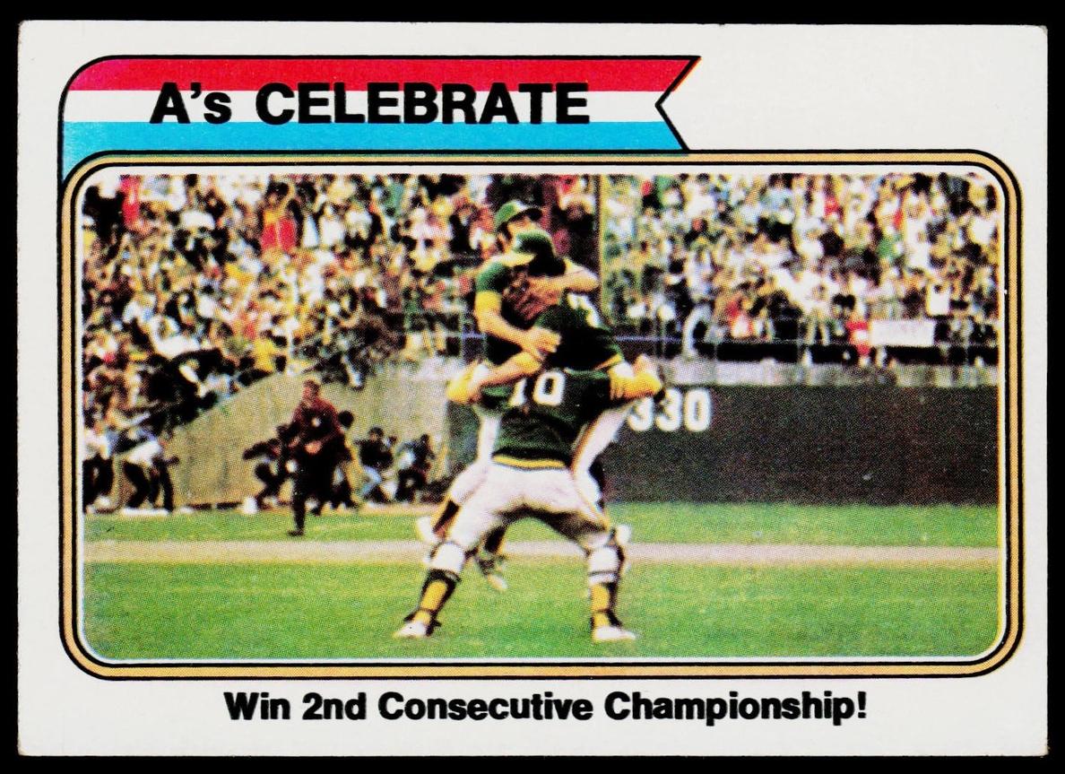 1974 A's Celebrate #479