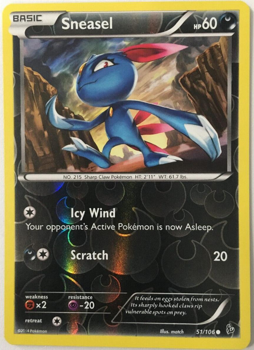 Sneasel 2014 Pokemon XY Flashfire