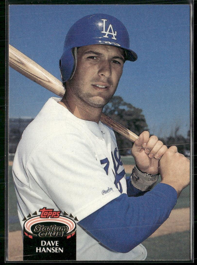 1992 Topps Stadium Club Dave Hansen #36 card