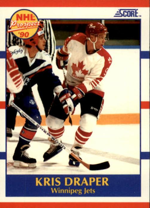 1990 Score Kris Draper #404 card