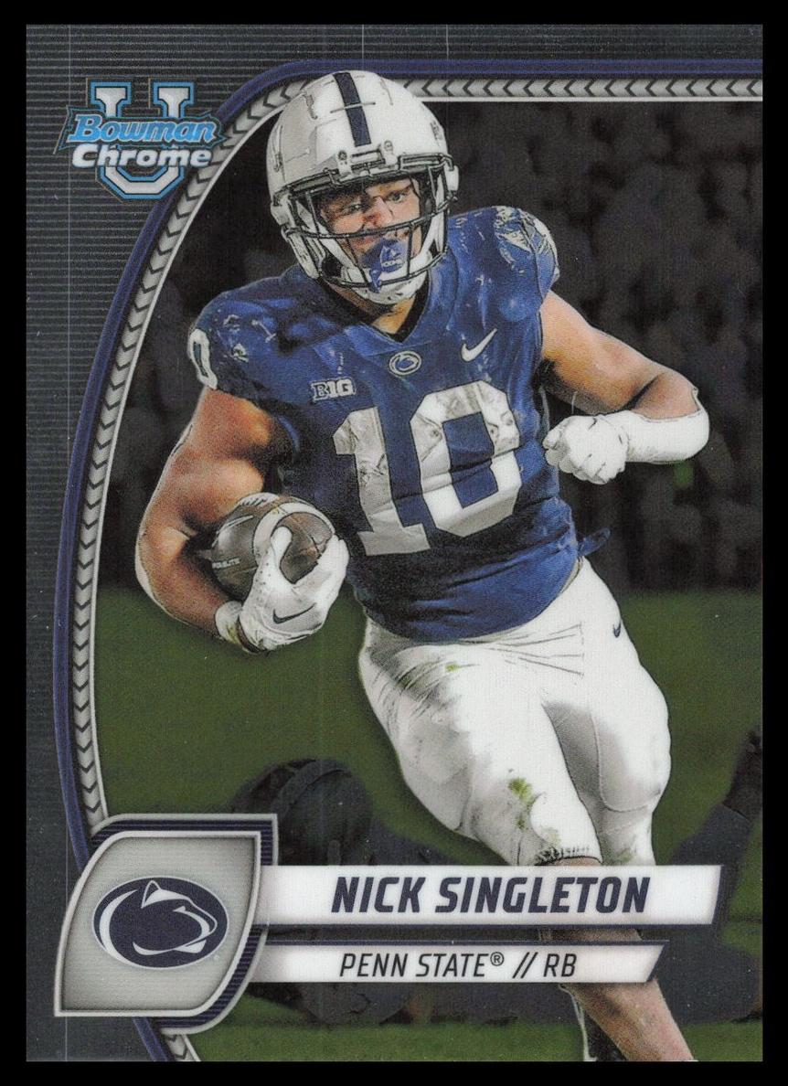 2024 Bowman Chrome University Nick Singleton #188 card