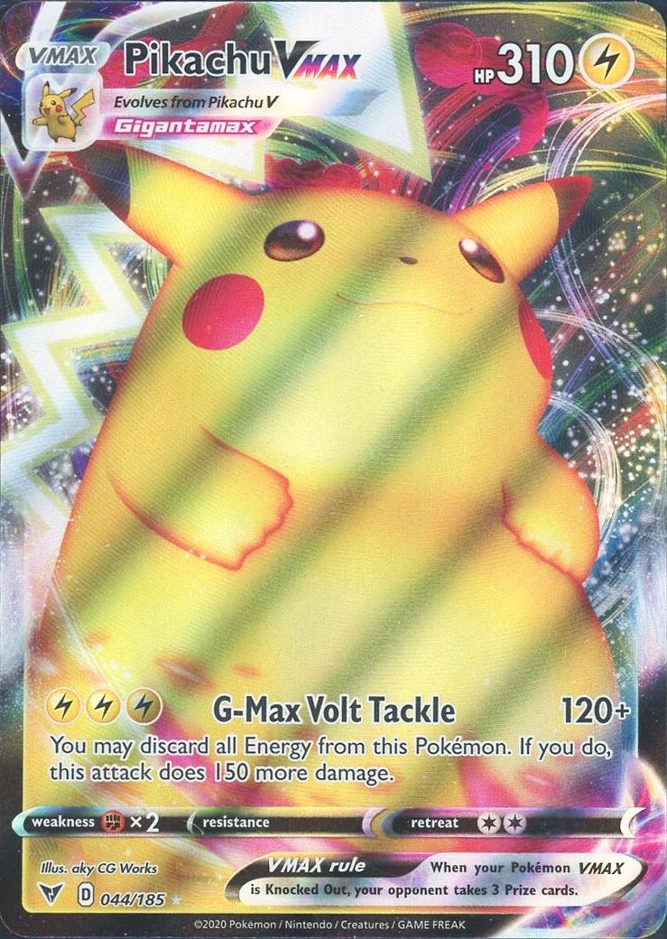 2020 Pokemon Vivid Voltage Full Art #044 Pikachu front