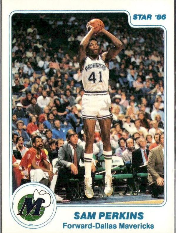 1985 Star Sam Perkins #164 card