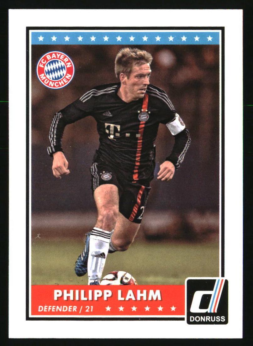2015 Panini Donruss Philipp Lahm #44 card