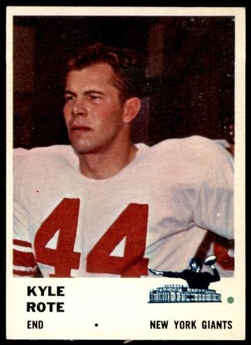 1961 Kyle Rote #69