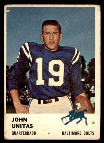1961 John Unitas #30