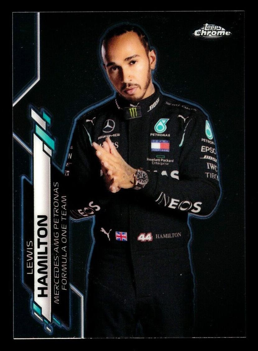 2020 Topps Topps Chrome #1 F1 Lewis Hamilton front
