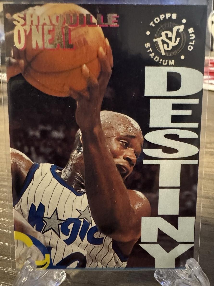 1994 Stadium Club Dynasty Destiny Shaquille O'Neal #7B card