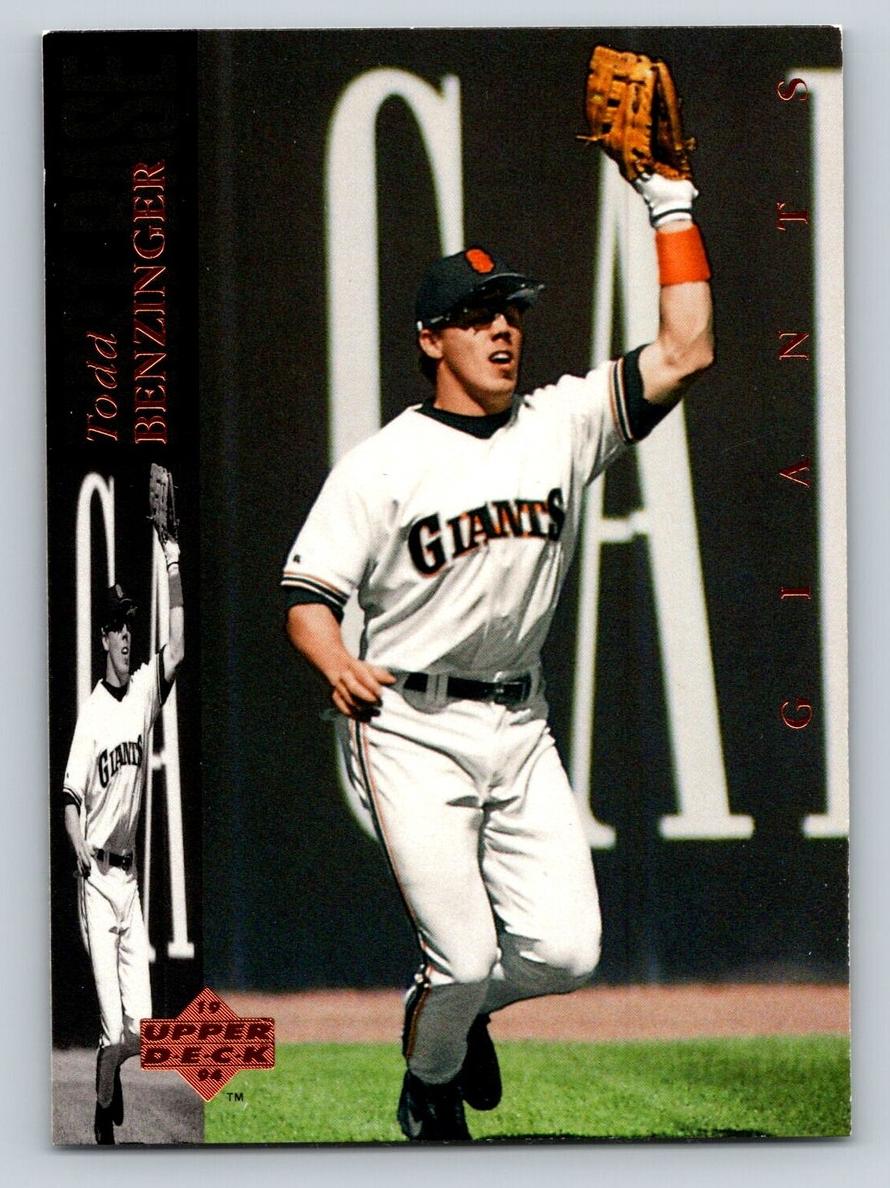 1994 Upper Deck Todd Benzinger #163 card