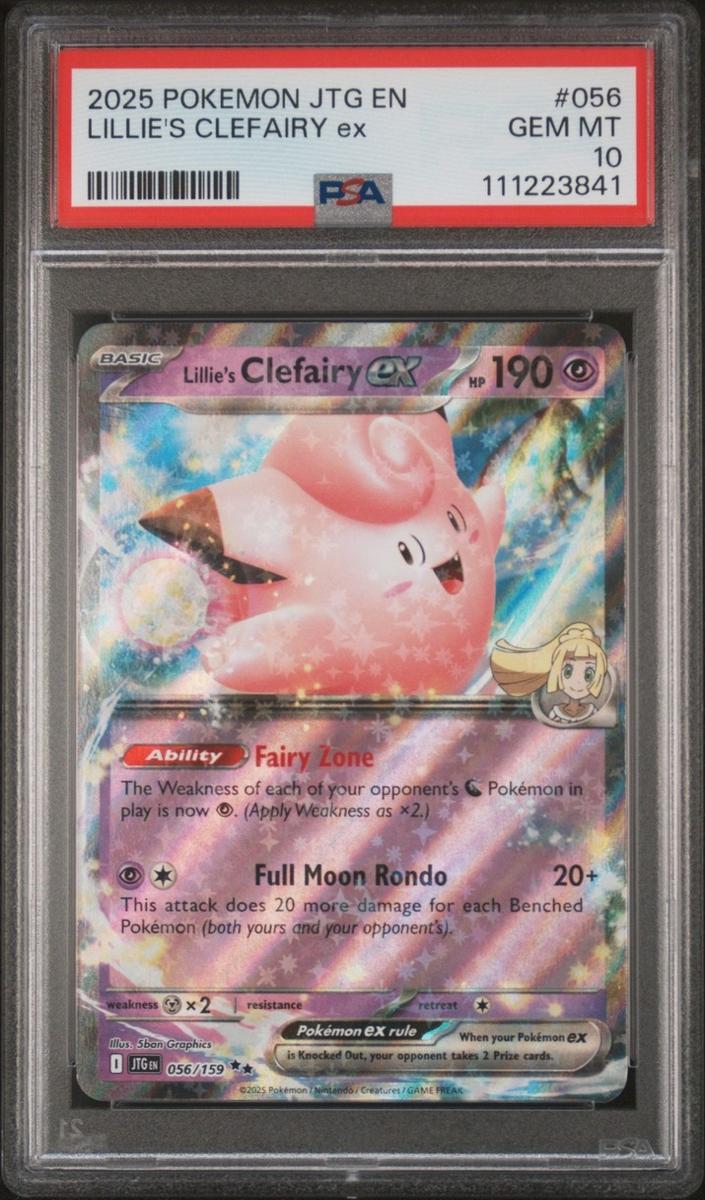 Lillie's Clefairy EX 2025 Pokemon Scarlet & Violet Journey Together