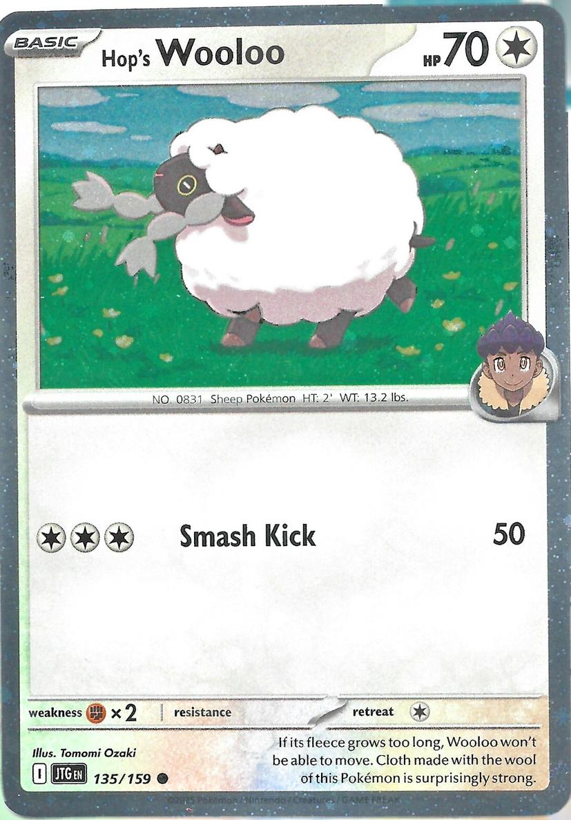 Hop's Wooloo 2025 Pokemon Scarlet & Violet Journey Together