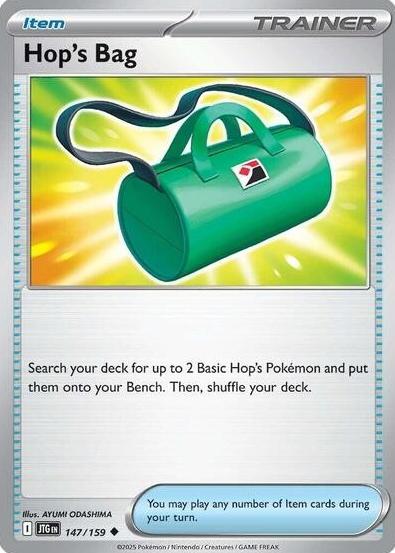 Hop's Bag 2025 Pokemon Scarlet & Violet Journey Together