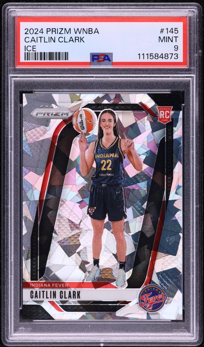 Caitlin Clark 2024 Panini Prizm WNBA Basketball Ice