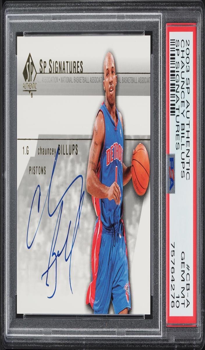 2003 Chauncey Billups #CB-A