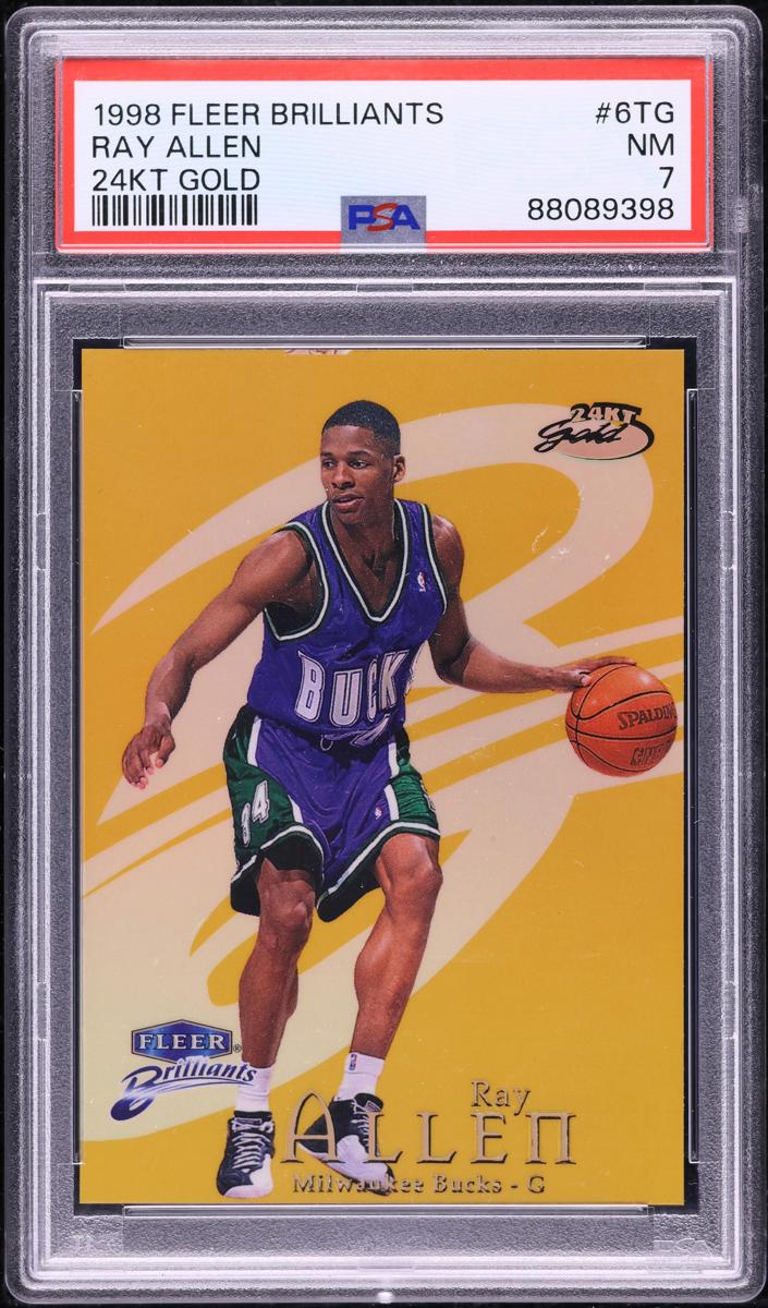 1998 Ray Allen [24kt Gold] #6