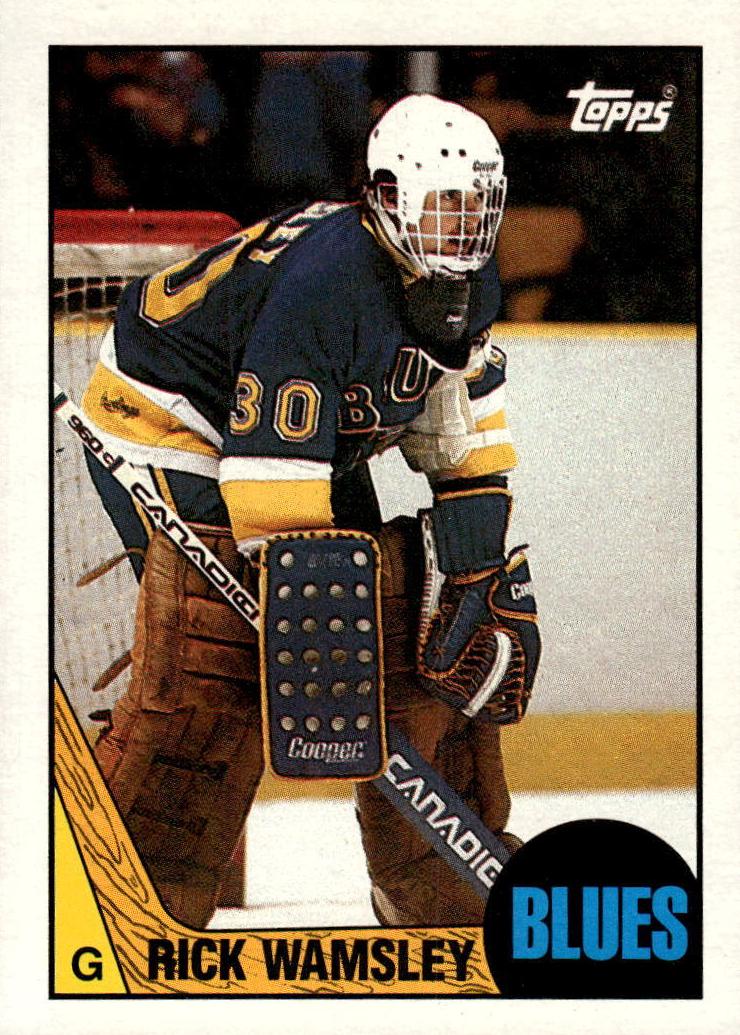 1987 Topps Rick Wamsley #65 card
