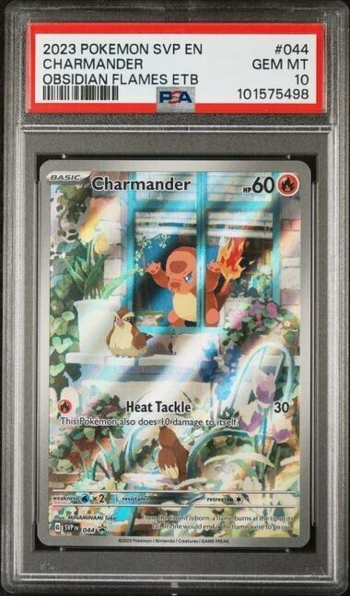 Charmander 2023 Pokemon Scarlet & Violet Obsidian Flames Black Star Promos Elite Trainer Box