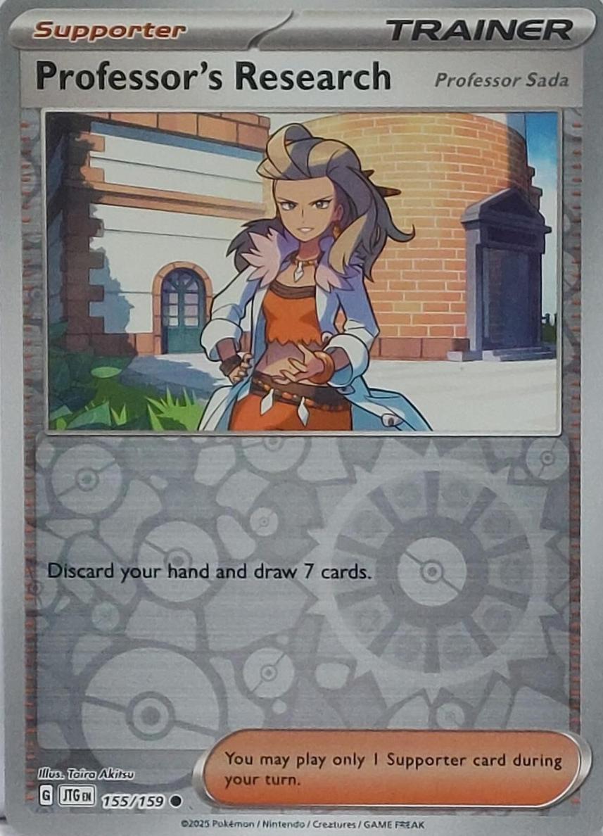 2025 Professor's Research: Professor Sada [Reverse Holo] #155