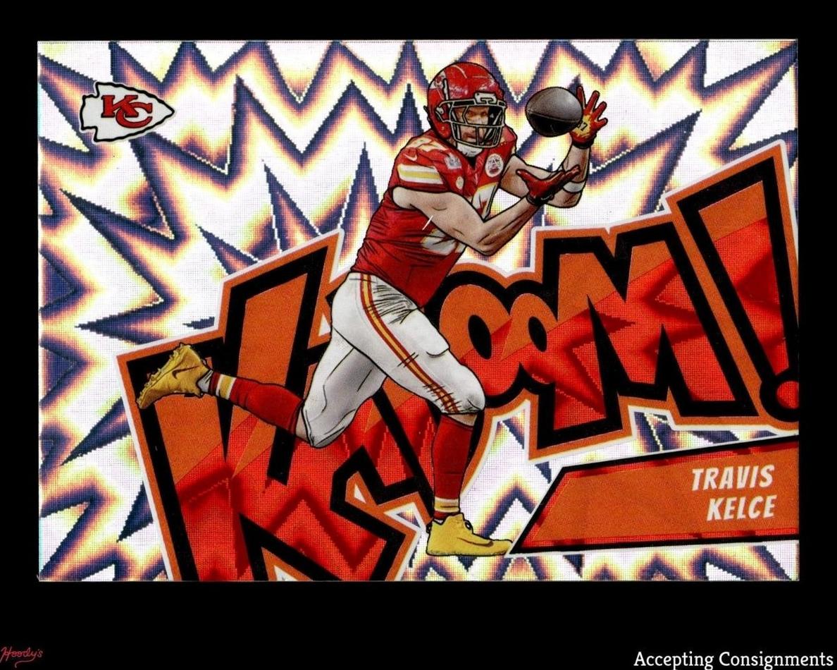 2024 Panini Absolute Kaboom Horizontal Travis Kelce #5 card