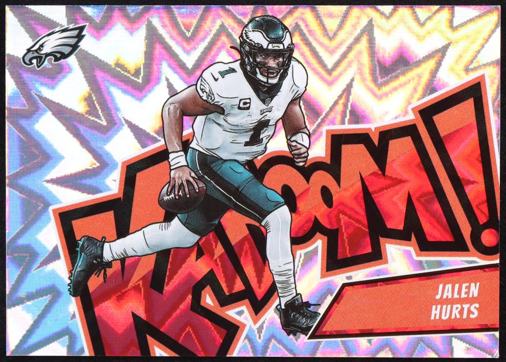2023 Panini Absolute Kaboom Horizontal Jalen Hurts #9 card