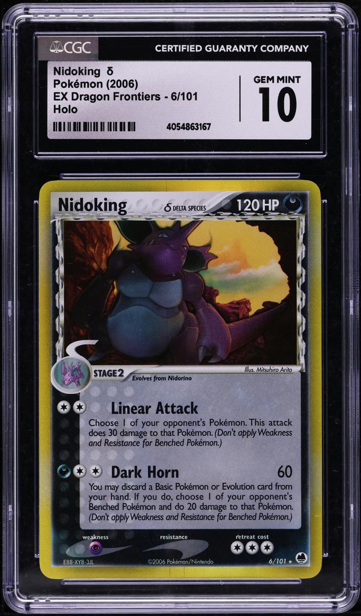 Nidoking 2006 Pokemon EX Dragon Frontiers