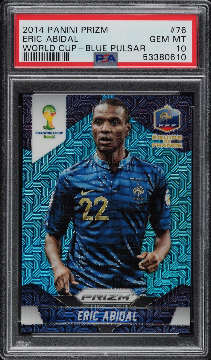 2014 Panini Prizm World Cup Eric Abidal [Blue Pulsar] #76 card