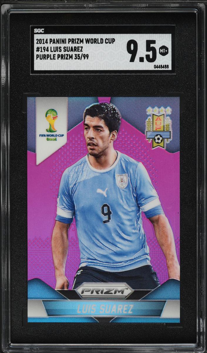 2014 Panini Prizm World Cup Luis Suarez [Purple] #194 card