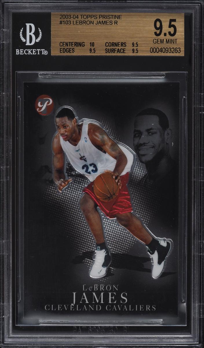 2003 Topps Pristine Lebron James #103 card