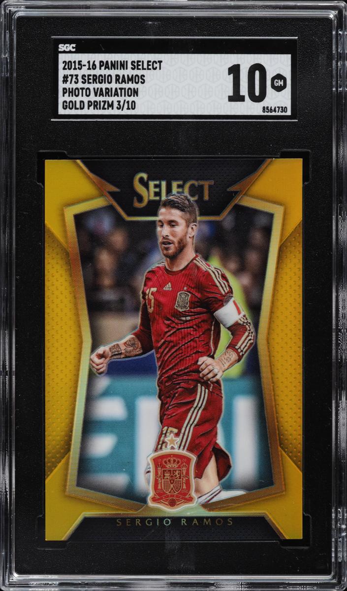 2015 Panini Select Sergio Ramos [Gold] #73 card
