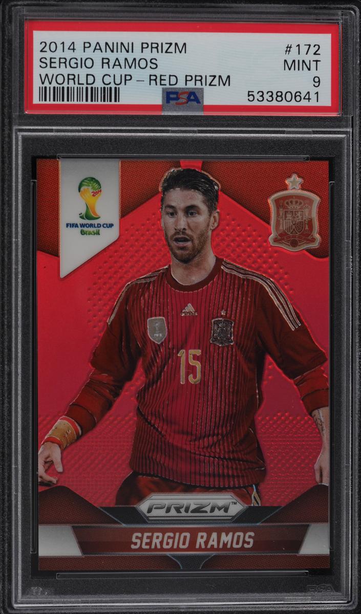 2014 Panini Prizm World Cup Sergio Ramos [Red] #172 card