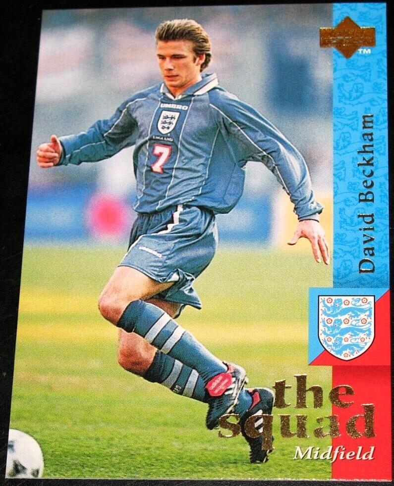 1997 Upper Deck England David Beckham #18 card