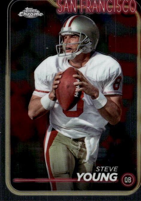 Steve Young 2024 Topps Chrome Football card