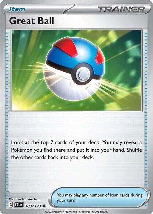 Great Ball 2023 Pokemon Scarlet & Violet Paldea Evolved