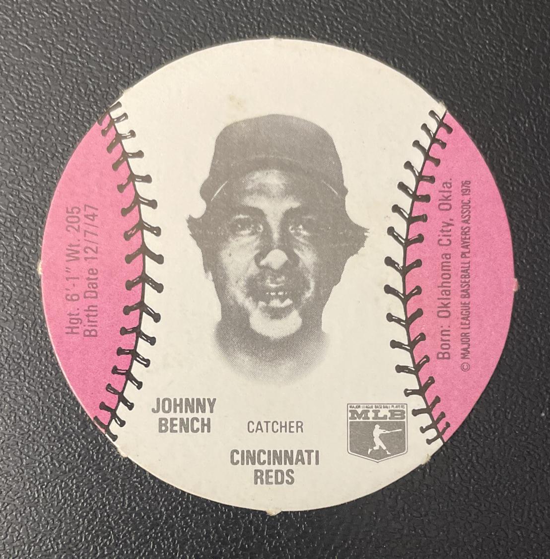 1977 Johnny Bench #NNO