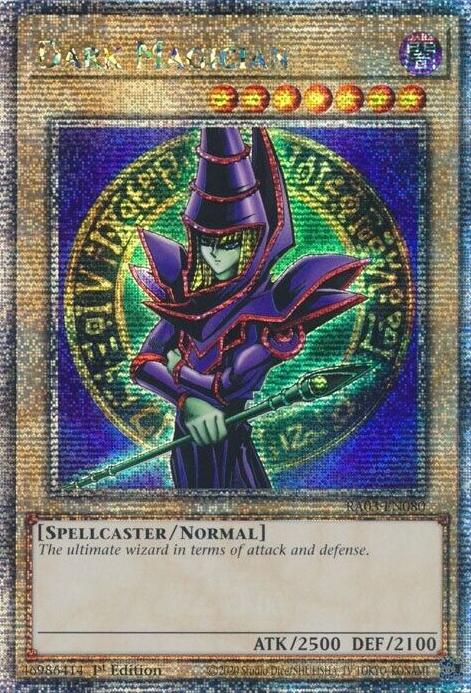 2024 Yu-Gi-Oh Quarter Century 1ST ED-QUARTER CENTURY SCR. #EN080 Dark Magician front
