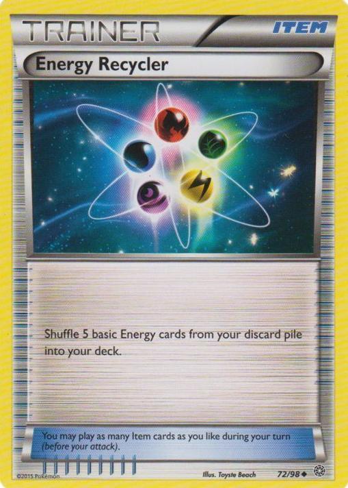 Energy Recycler 2015 Pokemon XY Ancient Origins