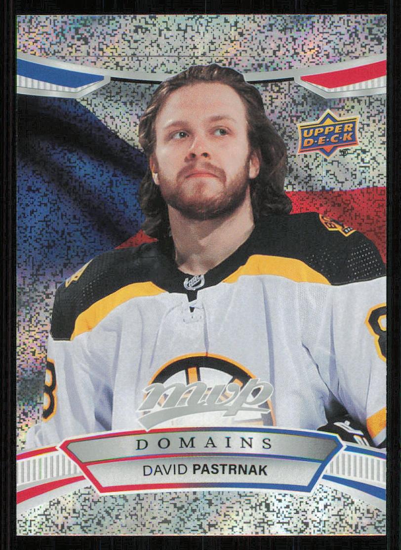 2022 Upper Deck MVP David Pastrnak #NA-10 card