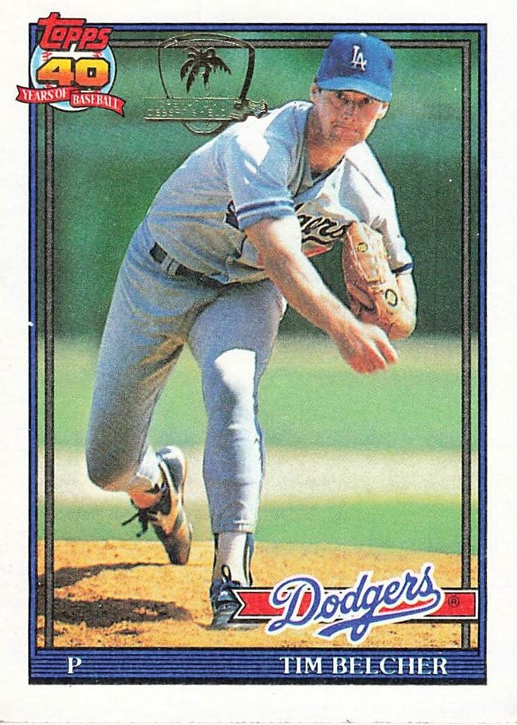 Tim Belcher 1991 Topps Desert Shield Baseball