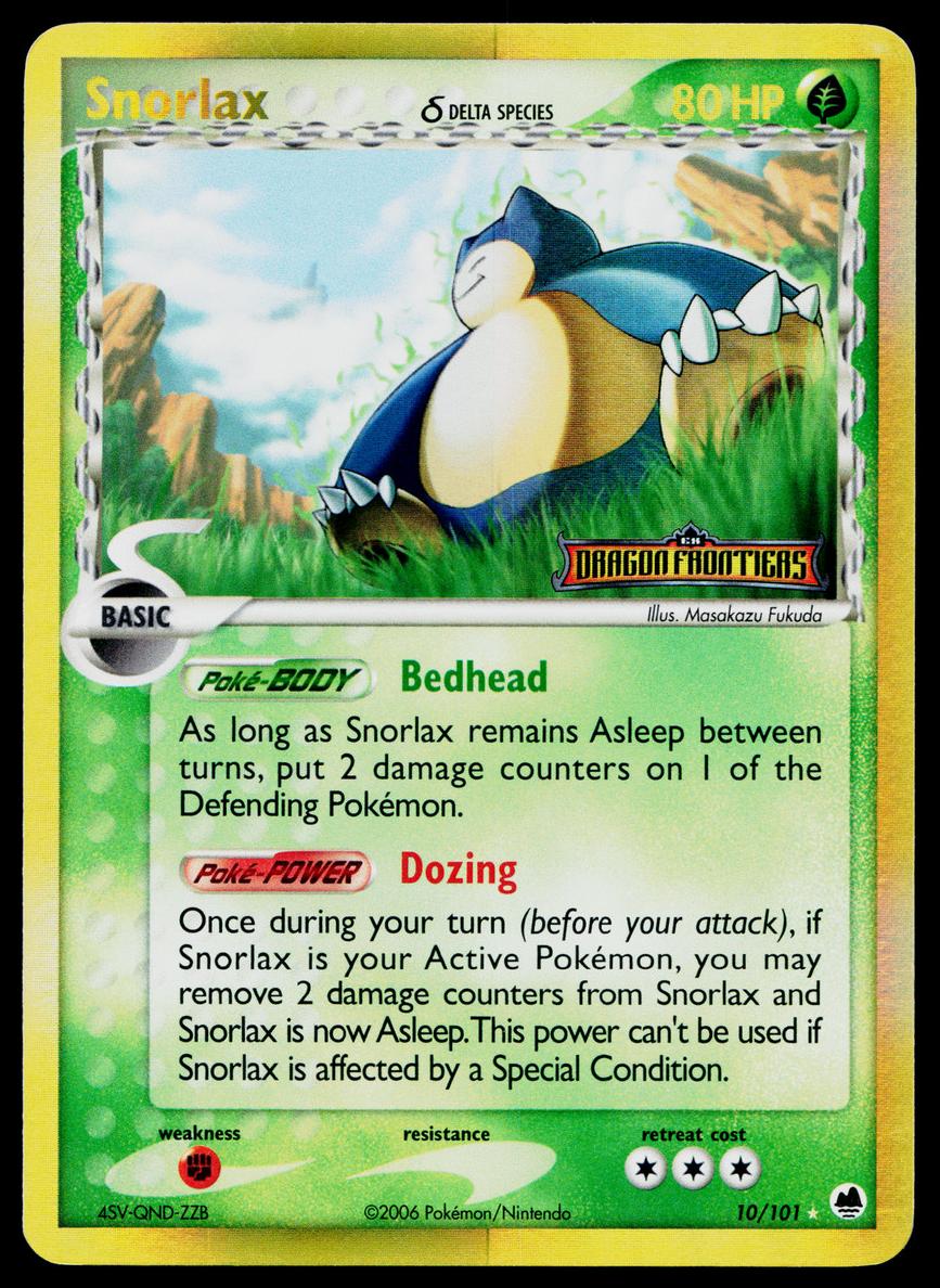 2006 Pokemon Foil #10 Snorlax front