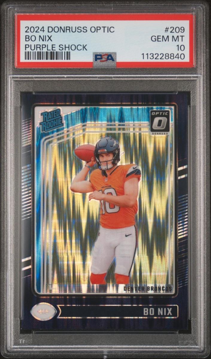 Bo Nix - 2024 Donruss Optic Football