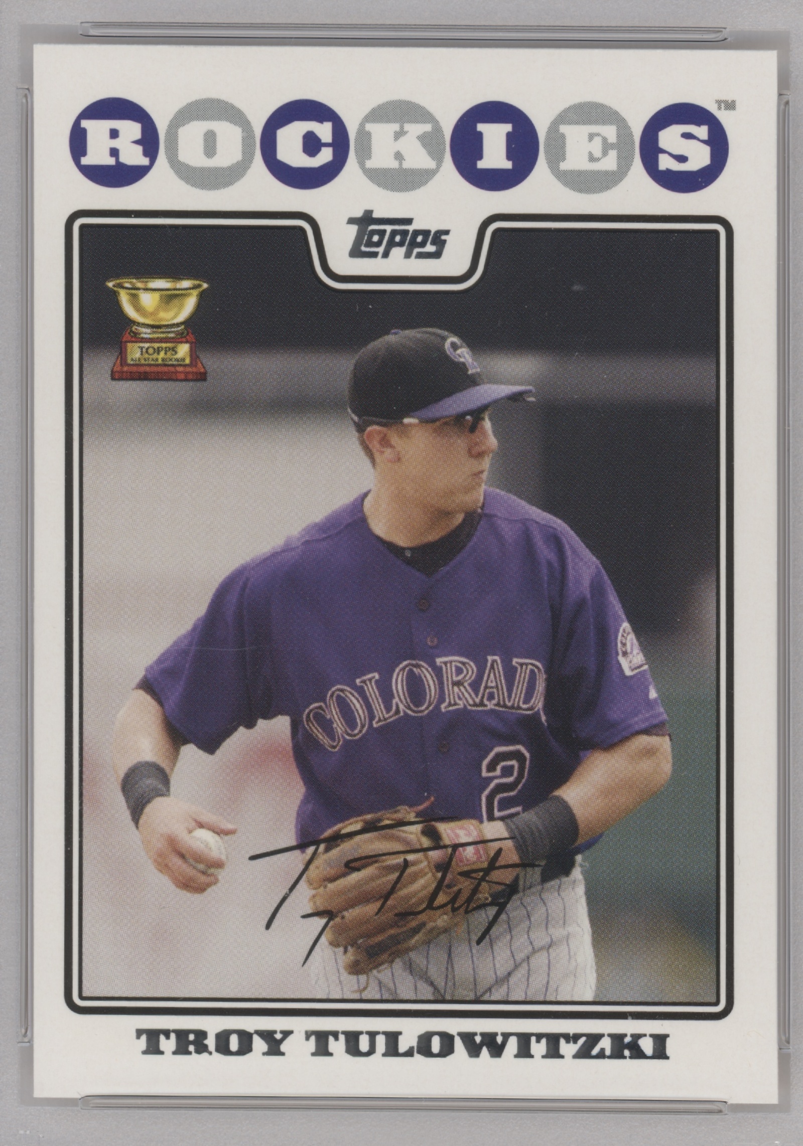 2008 Topps Troy Tulowitzki #385 card