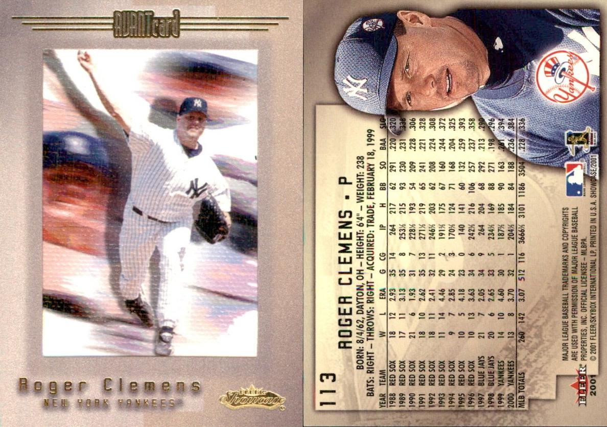 2001 Roger Clemens #113