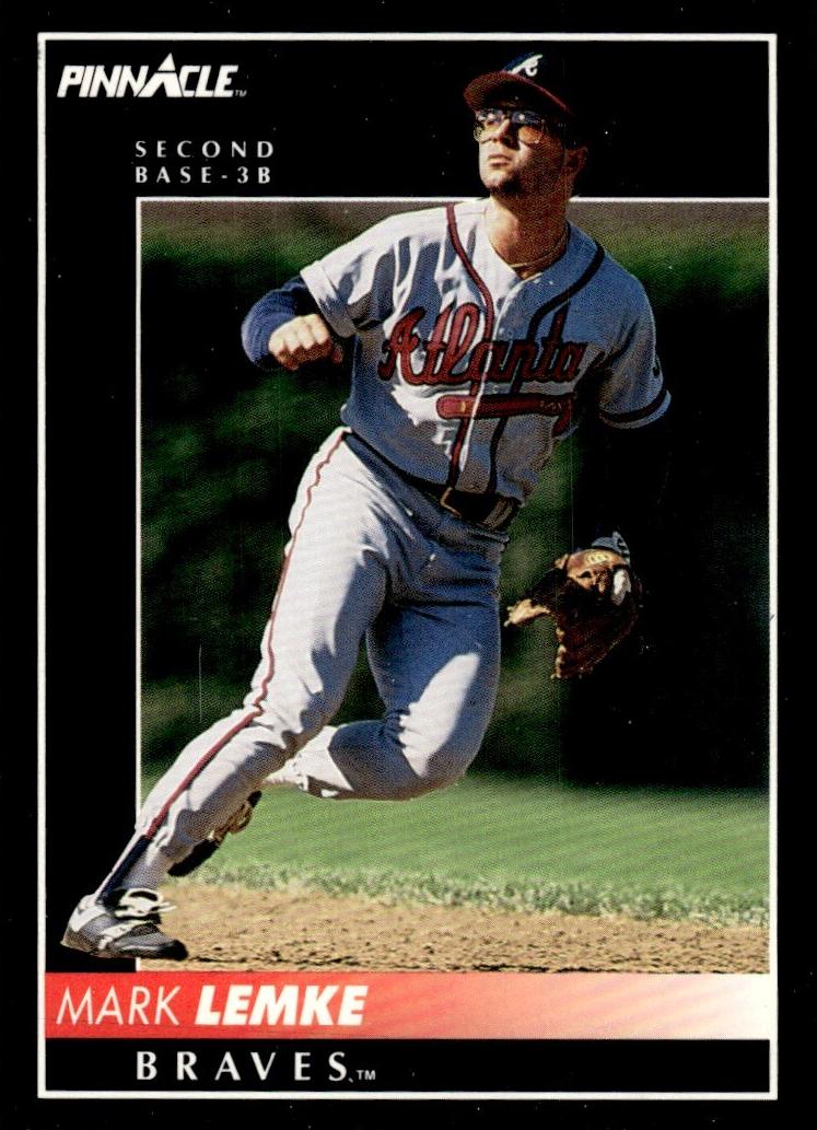 1992 Pinnacle Mark Lemke #426 card