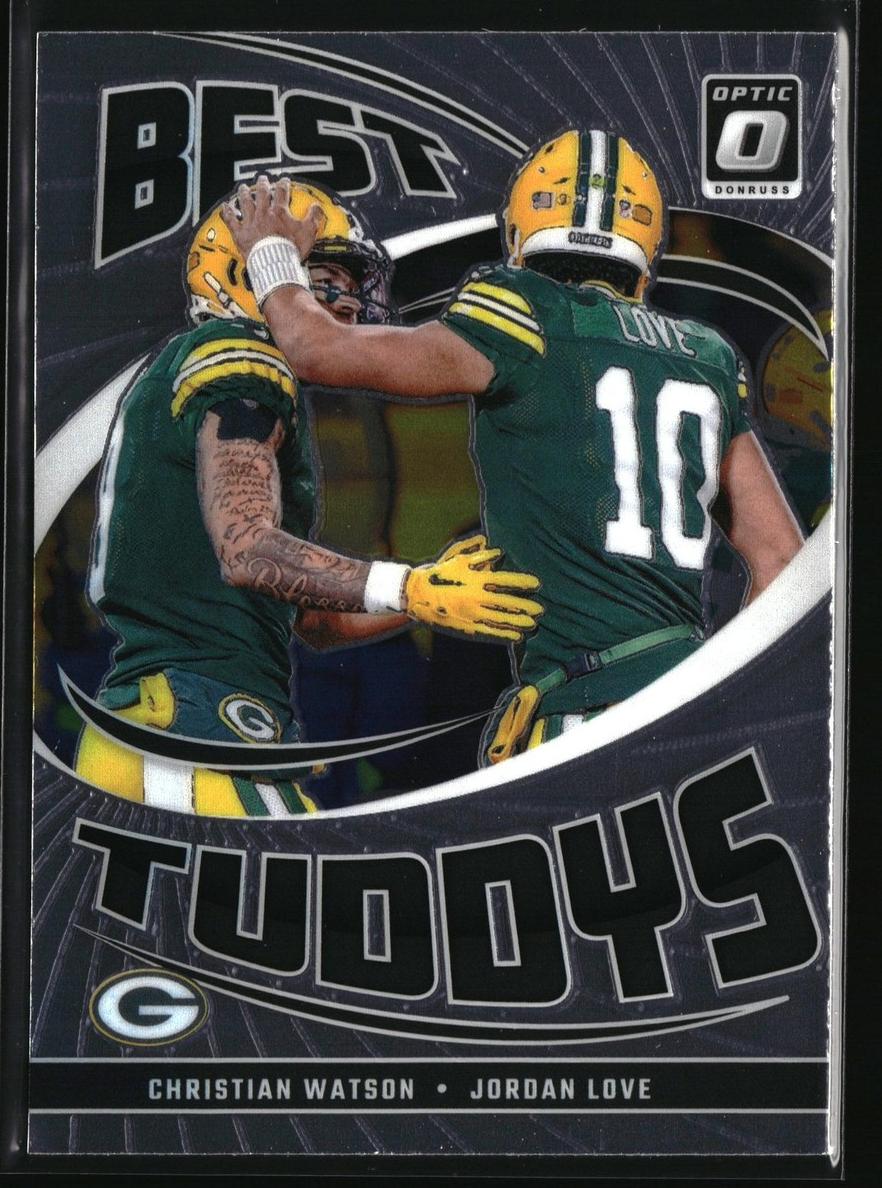 Christian Watson 2024 Donruss Optic Football card